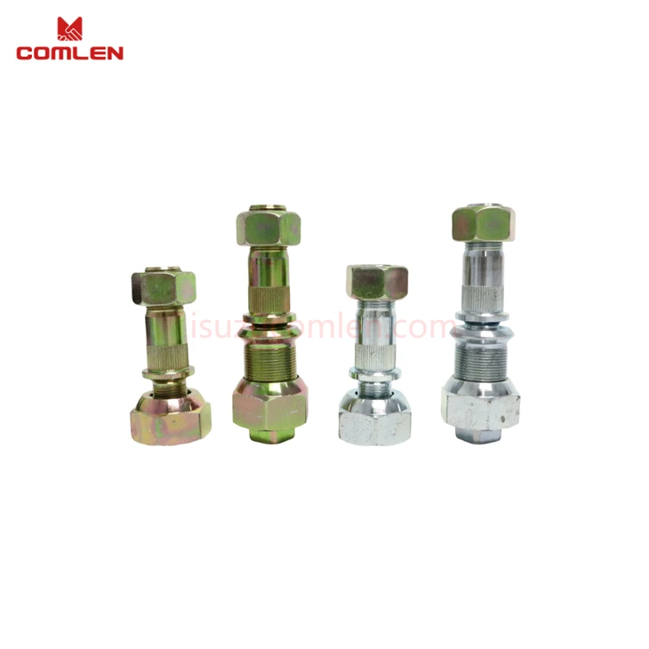 Pernos de rueda de neumáticos delanteros y poco comunes para camiones Isuzu serie N para NPR 700P 8970815850 8970815841 3103042-P302B 3103032-P302B